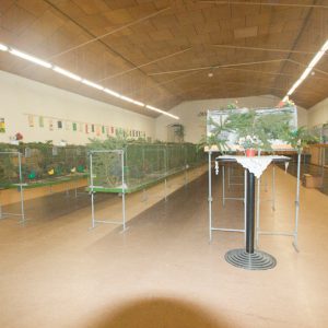 Blick in die Ausstellungshalle